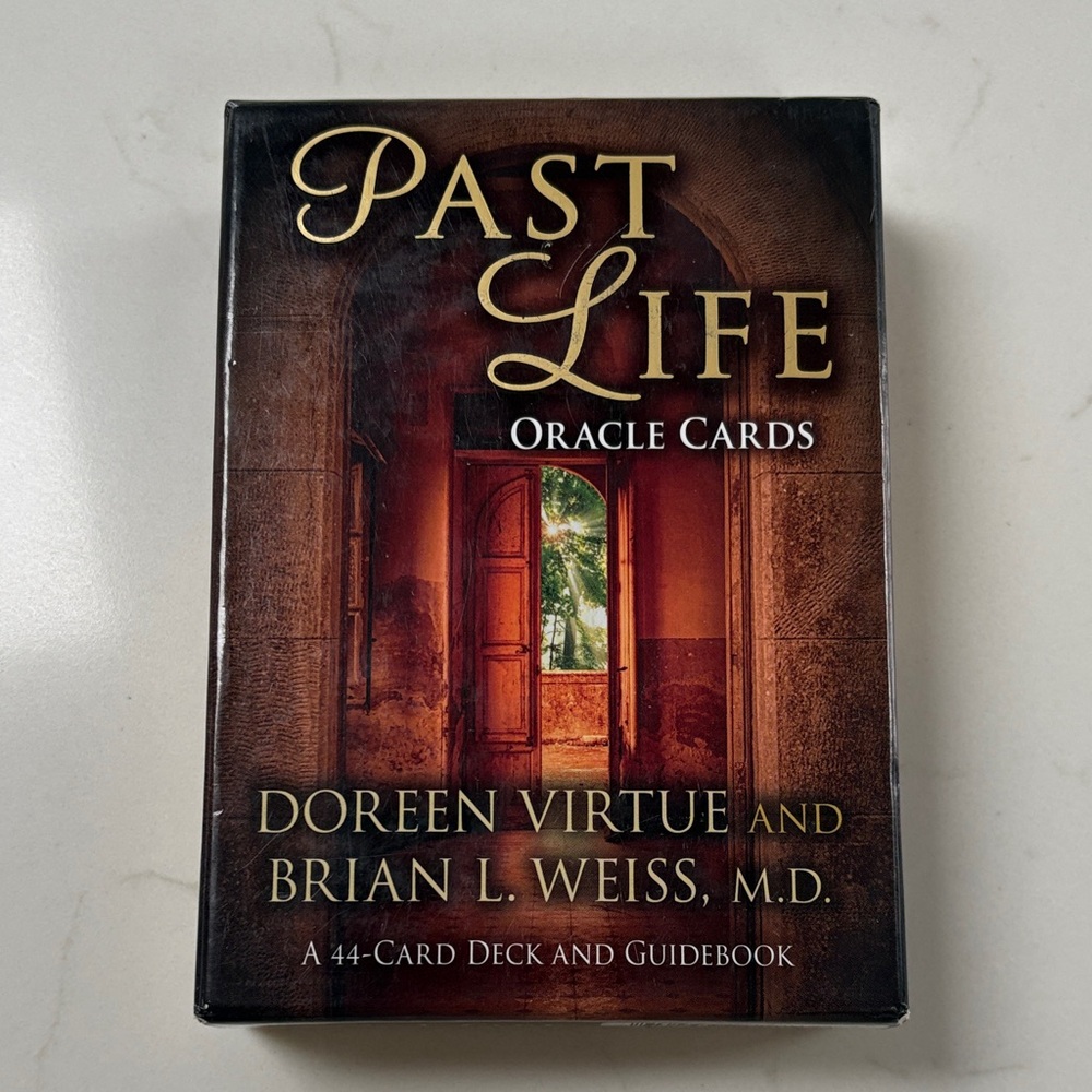 Past Life Oracle Cards by Doreen Virtue & Brian L. Weiss, authentic out of print